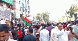 নয়াপল্টনে নেতাকর্মীদের উপচে পড়া ভিড় 