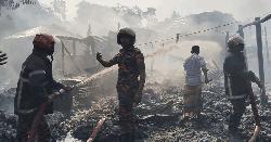 আগুনে পুড়ে ছাই ভালুকার পাঁচতারা রোটর মিল
