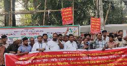 ৭ দাবি নিয়ে প্রেস ক্লাবের সামনে ব্যাটারিচালিত সংগ্রাম পরিষদ