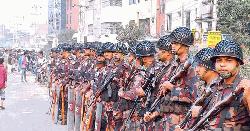 শিক্ষার্থীদের সংঘর্ষের ঘটনায় ৬ প্লাটুন বিজিবি মোতায়েন