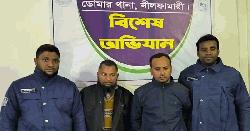 ডোমারে মাদকসহ সাবেক রেলমন্ত্রীর ব্যক্তিগত কর্মকর্তাসহ আটক ২