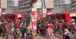 পুরানা পল্টনে ভবনের আগুন নিয়ন্ত্রণে