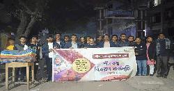 শীতার্তদের মাঝে জবি মার্কেটিং বিভাগের শীতবস্ত্র বিতরণ
