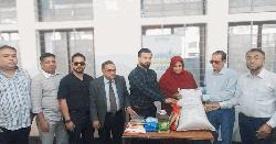 বনানী বিদ্যানিকেতন স্কুল অ্যান্ড কলেজে খাদ্যসামগ্রী বিতরণ করলেন এম এ কাইয়ুম