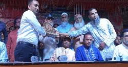 কালিহাতীতে ঢাকা মহানগর পশ্চিম ছাত্রদল সভাপতি রবিনকে সংবর্ধনা