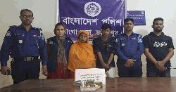 ভাঙ্গায় মাদক কারবারি মা-ছেলে গ্রেফতার