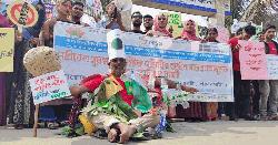 প্লাস্টিক-পলিথিন বর্জনে পাথরঘাটায় ভিন্নধর্মী প্রচারণা