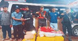 গজারিয়ায় ৮০ কেজি গাঁজাসহ মাদক ব্যবসায়ী আটক, গাড়ি জব্দ