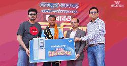 এবার ওয়ালটন ডিপ ফ্রিজ কিনে মিলিয়নিয়ার হলেন সিলেটের কাওসার