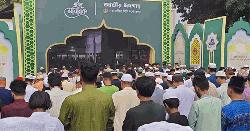 জাতীয় ঈদগাহে ঈদের প্রধান জামাত অনুষ্ঠিত