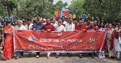 জাবিতে বর্ষবরণ ও আনন্দ শোভাযাত্রা