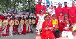 রাজারহাটে বর্ষবরণ আনন্দ শোভাযাত্রা অনুষ্ঠিত