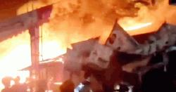 চাঁদপুরে মধ্যরাতে আগুনে পুড়েছে ১১ ব্যবসা প্রতিষ্ঠান
