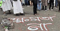  আওয়ামী লীগ নিষিদ্ধের দাবিতে সকালেও চলছে আন্দোলন