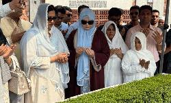কোকো’র কবর জিয়ারত করলেন বেগম জিয়ার দুই পুত্রবধূ
