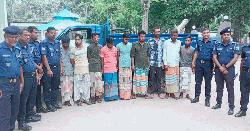 টাঙ্গাইলে দুর্ধর্ষ ডাকাতির ঘটনায় ৯ ডাকাত আটক