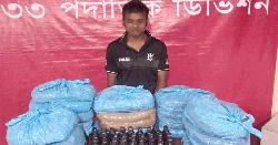 নাঙ্গলকোটে ফেনসিডিল ও গাঁজাসহ মাদক কারবারি আটক