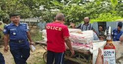 শেরপুর সীমান্ত থেকে ৩০০ বোতল ভারতীয় মদ উদ্ধার