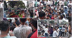 সাম্য হত্যার তদন্তে গাফিলতির অভিযোগে শাহবাগ অবরোধ