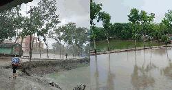 সাতক্ষীরায় ২৪ ঘণ্টায় ৫৮ মিলিমিটার বৃষ্টি, জলাবদ্ধতায় দুর্ভোগ