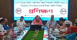 কুড়িগ্রামে তামাক নিয়ন্ত্রণ আইন বিষয়ক প্রশিক্ষণ অনুষ্ঠিত