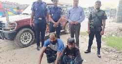 লঞ্চঘাট থেকে ২ ছিনতাইকারী আটক, ১ মাসের কারাদণ্ড