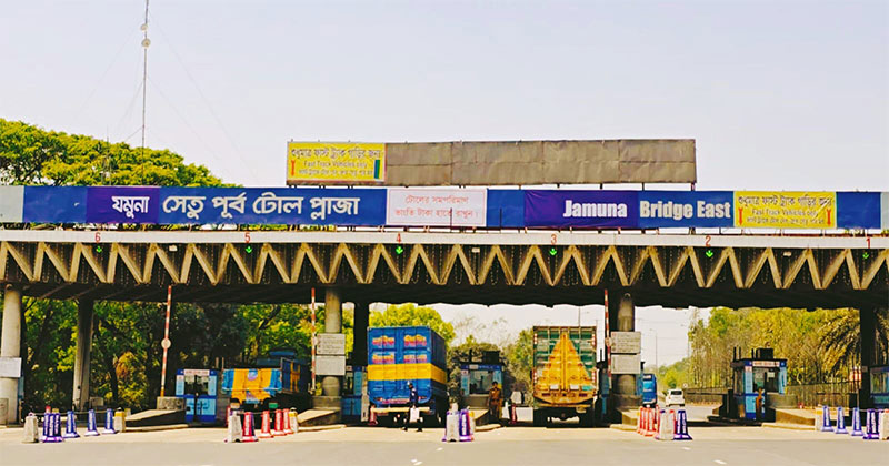 গত ২৪ ঘণ্টায় ৬৪ হাজার যানবাহন পারাপার হয়েছে যমুনা সেতু দিয়ে