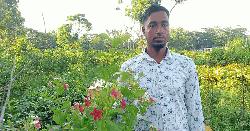 সফল নার্সারি উদ্যোক্তা সজীব, গ্রামের মাটিতেই স্বপ্নের বাস্তবায়ন