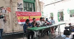 জুলাই ঘোষণাপত্র চূড়ান্ত না হলে লালমার্চের ঘোষণা জুলাই মঞ্চের