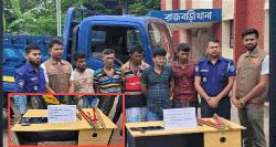 আন্তজেলা ডাকাত দলের পাঁচ সদস্য গ্রেফতার