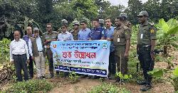 সংরক্ষিত শালবনের ১৩ একর জমি উদ্ধার সখীপুরে