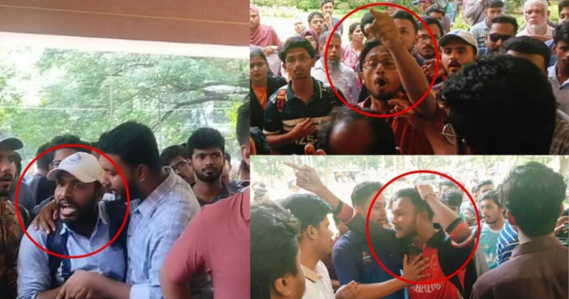 অটোরিকশা চালুর দাবিতে অবরোধ কর্মসূচি পালন।