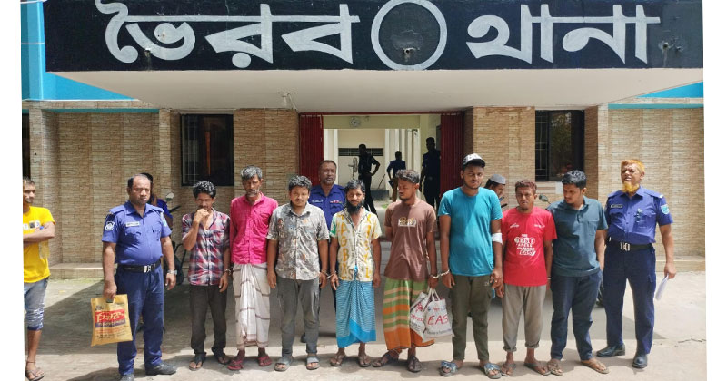 আটক ৬ জুয়াড়ি