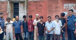 পাবনা মানসিক হাসপাতালে অভিযান, ৯ দালাল আটক