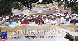 বর্ণিল শোভাযাত্রার মাধ্যমে উদযাপিত হলো ঢাকা বিশ্ববিদ্যালয় দিবস