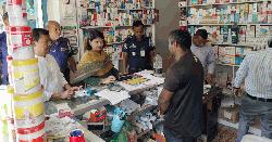 মেঘনায় ফার্মেসিতে অভিযান, ৩৫ হাজার টাকা জরিমানা