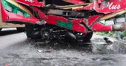 গজারিয়ায় বাসচাপায় মোটরসাইকেলের দুই আরোহী নিহত