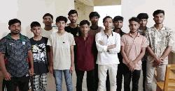 চাঁদপুরে কিশোর অপরাধে জড়িত সন্দেহে আটক ২২