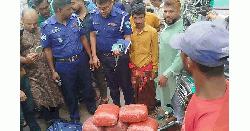 রৌমারীতে ২৭ কেজি গাঁজা উদ্ধার