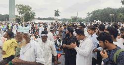 সমাবেশ শুরুর আগেই কানায় কানায় পূর্ণ সোহরাওয়ার্দী উদ্যান