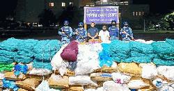 চরফ্যাসনে সাড়ে ১৪ কোটি টাকার নিষিদ্ধ জাল ও পলিথিন জব্দ 