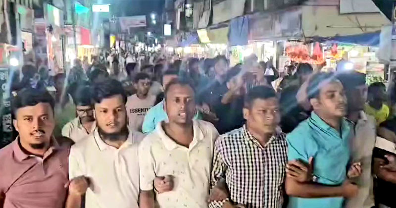 বিএনপির বিক্ষোভ মিছিল