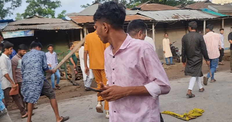 বিএনপির গণমিছিলে হামলা
