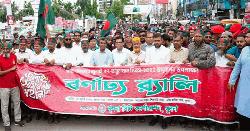 খুলনায় জুলাই গণ-অভ্যুত্থান দিবসে শোভাযাত্রা অনুষ্ঠিত