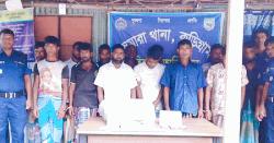 জুয়ার আসরে ইউনিয়ন জামায়াত সভাপতি ও ইউপি সদস্যসহ গ্রেপ্তার ১৪