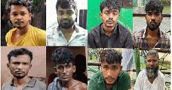 আশুলিয়ায় যৌথবাহিনীর অভিযানে বিপুল পরিমাণ অস্ত্রসহ গ্রেপ্তার ৮