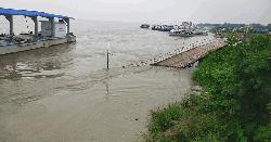পদ্মার তীব্র স্রোতে ধসে পড়ল জেটি 