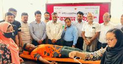জাতীয় ও আন্তর্জাতিক যুব দিবস উপলক্ষে ফেনীতে রক্তদান কর্মসূচি অনুষ্ঠিত
