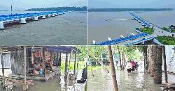 ডালিয়া পয়েন্টে তিস্তার পানি বিপৎসীমার ওপরে, নিম্নাঞ্চল প্লাবিত