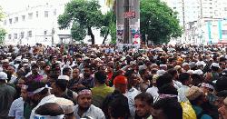 এমপিওভুক্ত শিক্ষকদের মহাসমাবেশ চলছে
